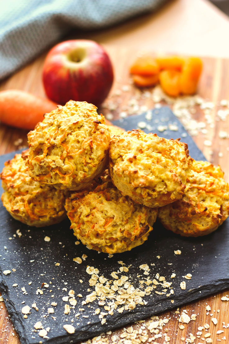 Apricot and carrot muffins (recipe apricot-carrot muffins)