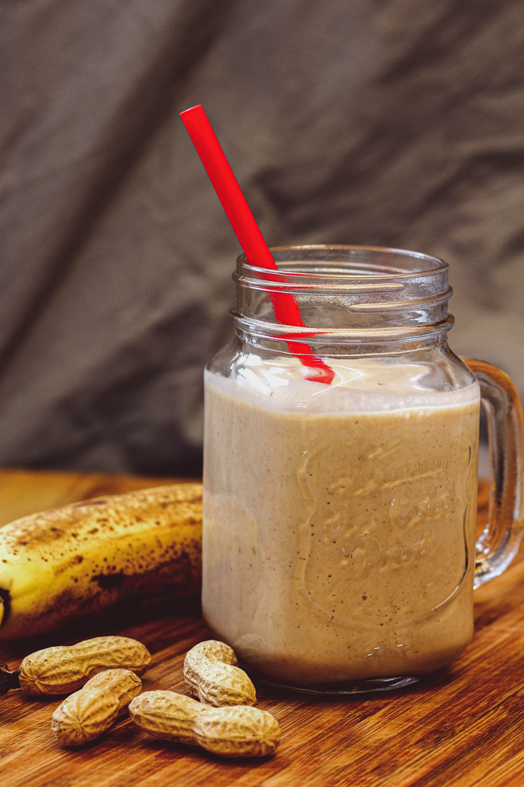 Ingredients banana peanut shake (recipe banana peanut shake)