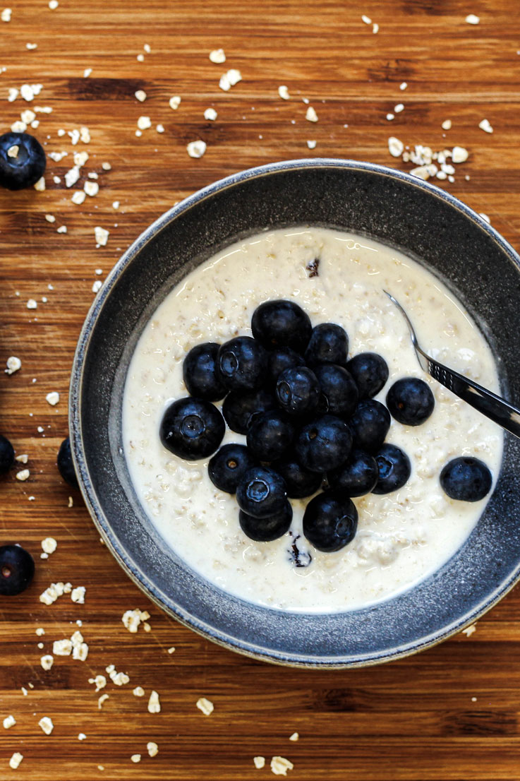 Cheesecake overnight oats with blueberries (recipe cheesecake overnight oats with blueberries)