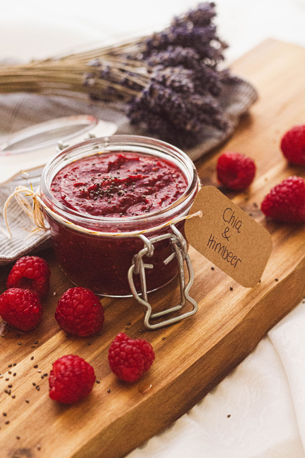 Chia raspberry spread (recipe chia raspberry spread)