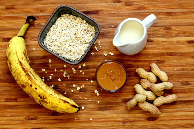 Ingredients banana peanut shake (recipe banana peanut shake)