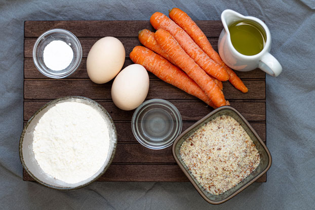Ingredients carrot muffins (recipe carrot muffins)