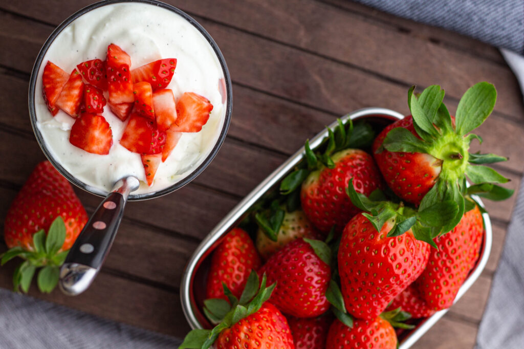 Strawberry quark (recipe strawberry quark)