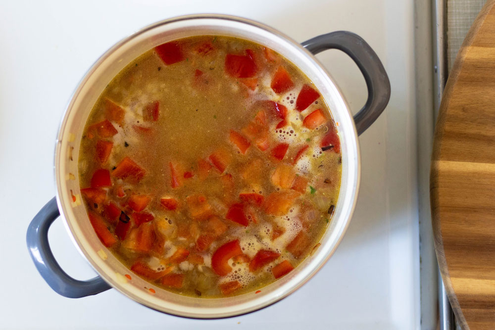red lentil spread Lentil spread (recipe lentil spread step 2)