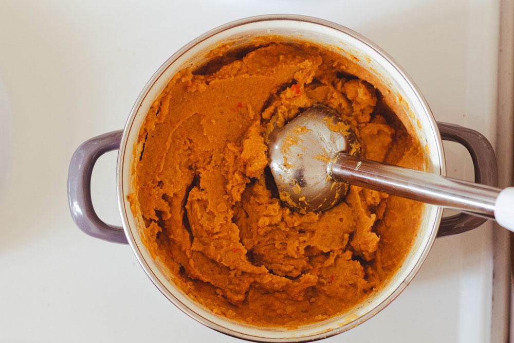 red lentil spread Lentil spread (recipe lentil spread step 4)