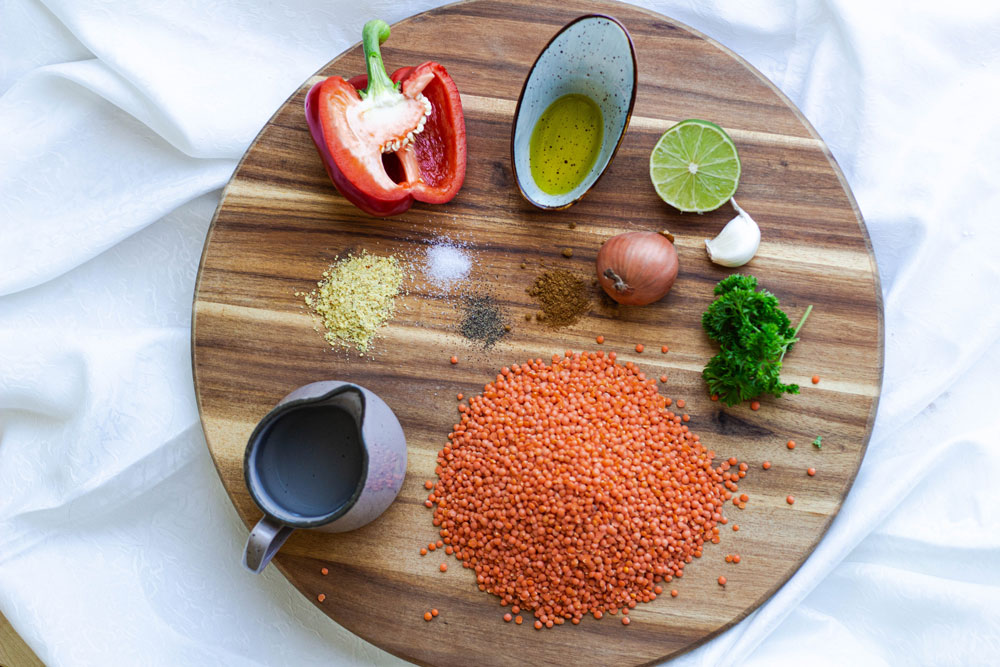 red lentil spread Ingredients lentil spread (recipe lentil spread)