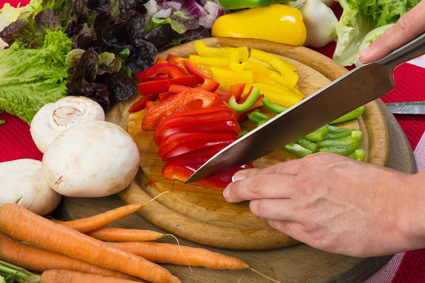 blog Preparing various vegetables on a wooden board