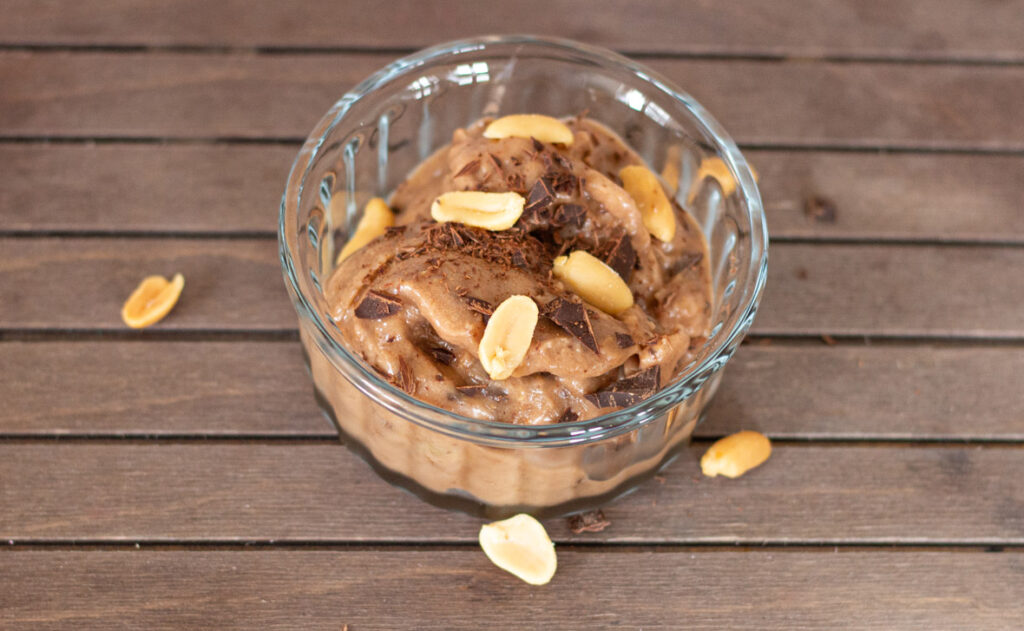 Chocolate Peanut Butter Banana Ice Cream step 3 (recipe Chocolate Peanut Butter Banana Ice Cream step 3)