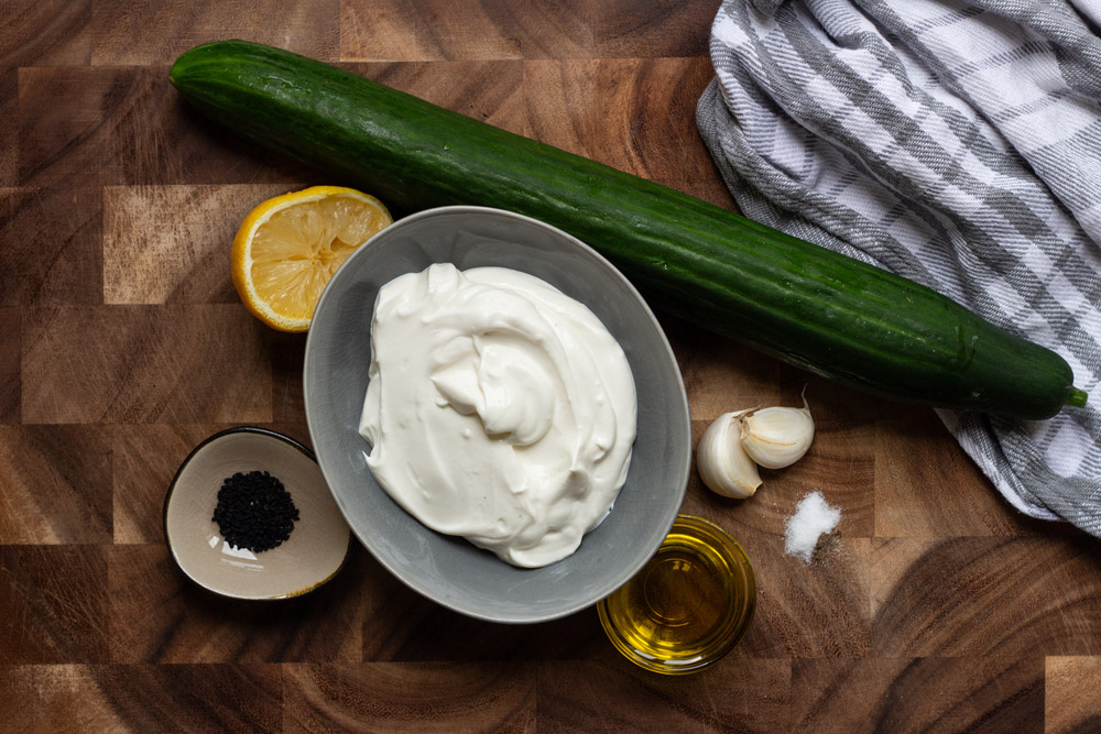 Tzatziki Ingredients (Tzatziki Recipe Ingredients)