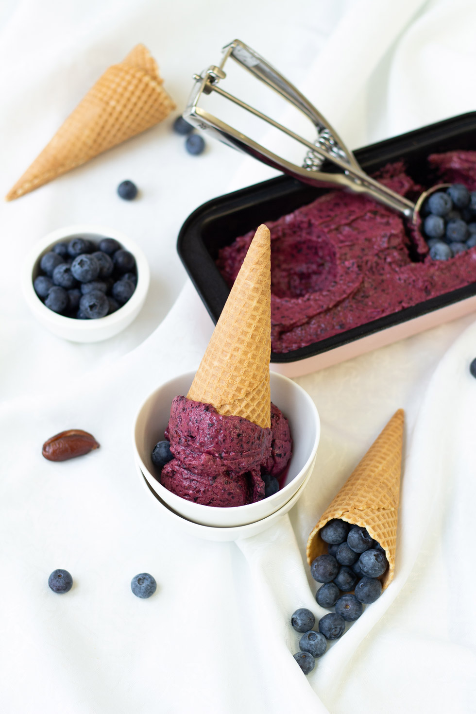 Blueberry yogurt ice cream (recipe blueberry yogurt ice cream)