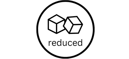 Logo for sugar-reduced recipe